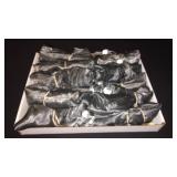 Box of silver overlay lot of 10