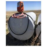 1500 Gallon Diesel Tank; 110 volt Gas Boy pump,