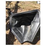 Black Poly Plastic Auger Hopper