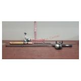 Zebco 33 rod/reel & Shakespeare Cirrus rod/reel.
