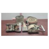 Heavy duty tie town straps