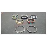 Lot of costume jewelry rings