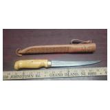 Marttiini Classic Filleting Knife w/ leather