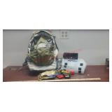 Like new Bass Pro Shop fishing backpack &