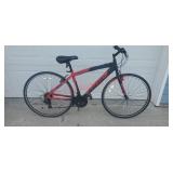 Hyper SpinFit 700C red/black bike bicycle.
