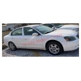2005 Nissan Altima S/SL White