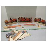 paper cut out fire truck story