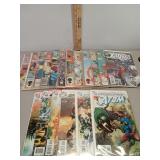 Marvel comics, DC comics, X-force, the Atom