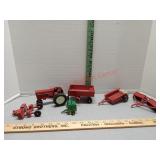 International tractor, wagon, manure spreader and