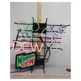 Mountain Dew Neon Sign - works as shown
