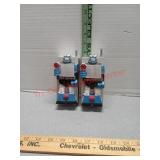 Transformer walkie talkie, Morse code key on back