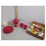 Plastic Play Tea Set & More