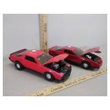 Metal Firebird & Camero Toy Cars