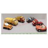 Tonka toy lot, various all metal and plastic lot