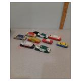 Lot of vintage tin toy cars