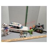 Ghost busters car, helicopter, accessories and