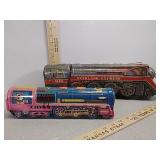 Vintage Train Litho Tin Sparky Choo Choo &