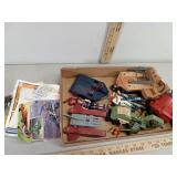 GI Joe vehicles, action figures, papers