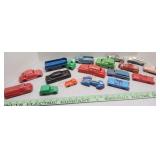 Rubber & plastic cars and trucks