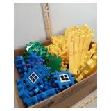 Vintage little tikes wee waffle town building
