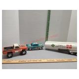 Ertl truck, hot rod style car, Cenex land o lakes
