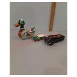 Lot of vintage pressed metal toy cars and rolling