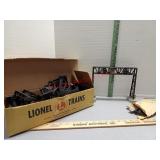 Lionel trains, track and caution light