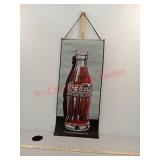 Coca-Cola hanging fabric decor