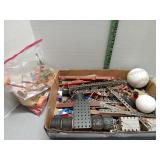 Tinker toys, legos, Lincoln logs and more
