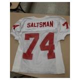 Saltsman Husker football Adidas jersey