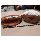 2 footballs