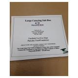 Quiznos large catering sub box gift certificate