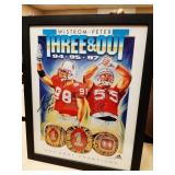 Wistrom & Peter autographed Husker poster