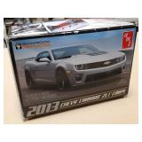opened 2013 Chevy Camaro model kit