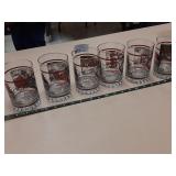 Husker championship glasses set