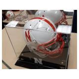 autographed NE Husker replica football helmet