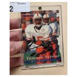 Tommie Frazier autographed football card