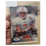 Eric Crouch autographed football card