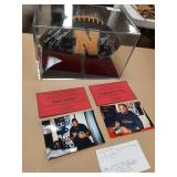 Neil Smith & Lawrence Pete autographed football