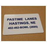 $100 Gift Certificate Pastime Lanes (Hastings, NE)