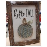 Hello Fall string art deco