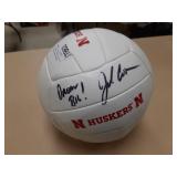 John Cook autographed volleyball Nebraska Huskers