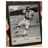 Johnny Rodgers autographed poster