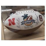 Steve Spurrier & Bo Pelini autographed football