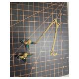 Humming bird jewelry set NOS vintage