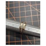 14k yellow gold and Nat. Diamond ring size 10