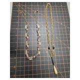 2 mid century necklaces