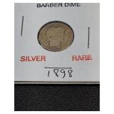 * 1898 Barber Dime