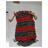 *Beaded drawstring pouch