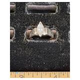 * Sterling silver marquis cut cubic zirconia ring